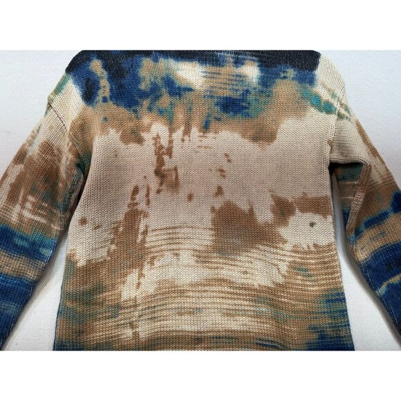 Pure Jill Womens Missy Tunic Knitted Sweater Multicolor Size XS Tie Dye V Neck - Picture 10 of 12